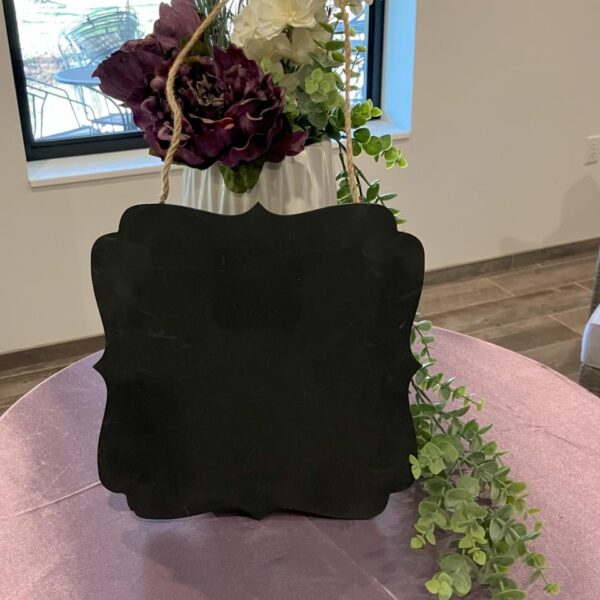 Blackboard Sign, Shaped, Twine Rope (Square, 4 Or Rectangular, 3)