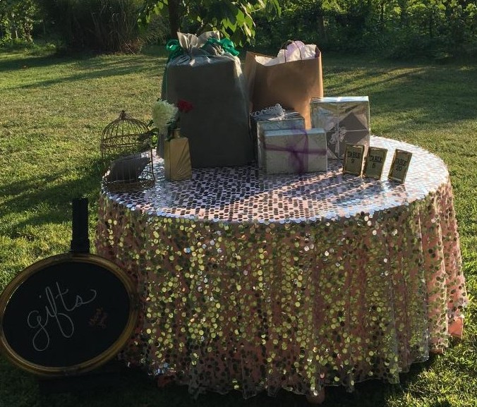 Sequin Tablecloth