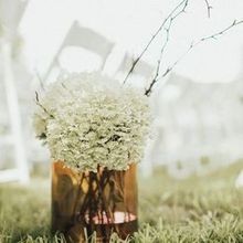 Cylinder, 22" Diameter Vase, Smoky Rose, 12" Tall