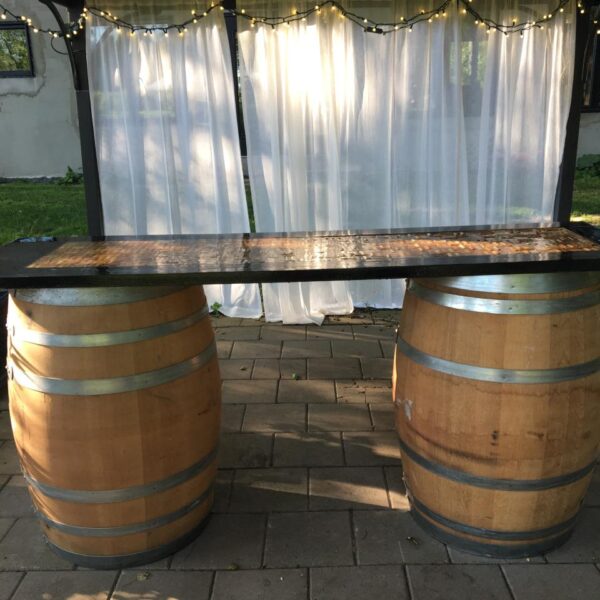 Tall Bar Stools, All Weather Wicker, Black