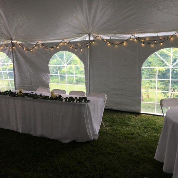 Cathedral Window Sides, 30', For Large Tents