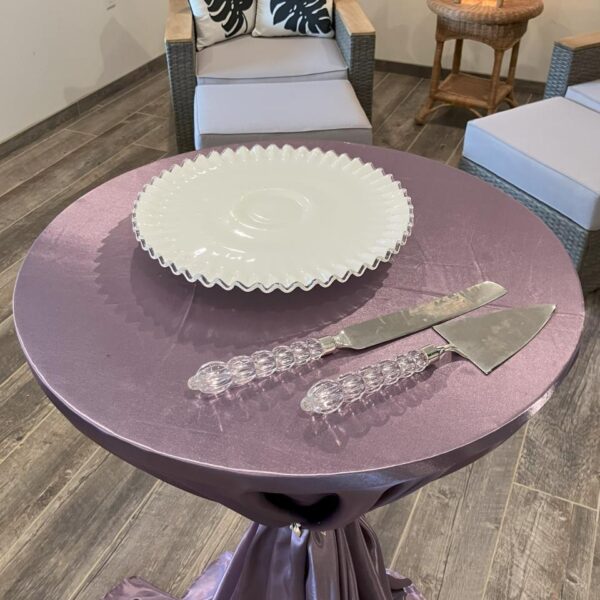 Crystal Handled Cake Server