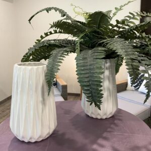 White Modern Vase