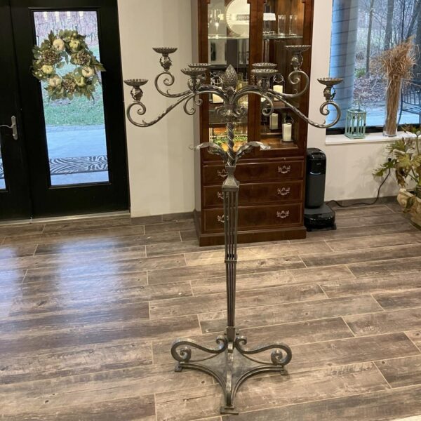 Guilded, Ornate 5 Ft Candelabra