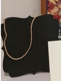 Frameless Blackboard Sign, Shaped, 11" Width