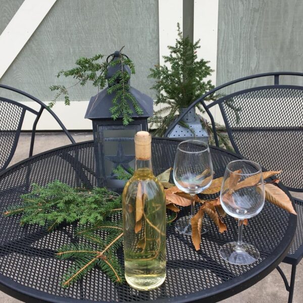 Black Metal Bistro Table 30" Diameter