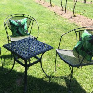 Black Metal Bistro Chair