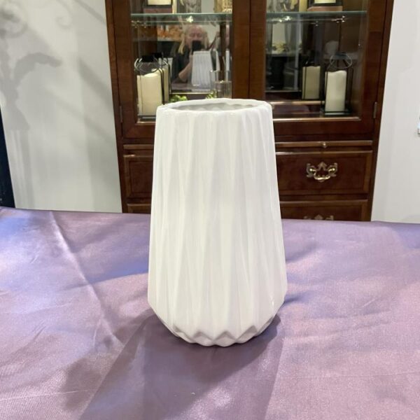 White Modern Vase