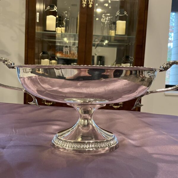 Silver Plated, Footed Compote