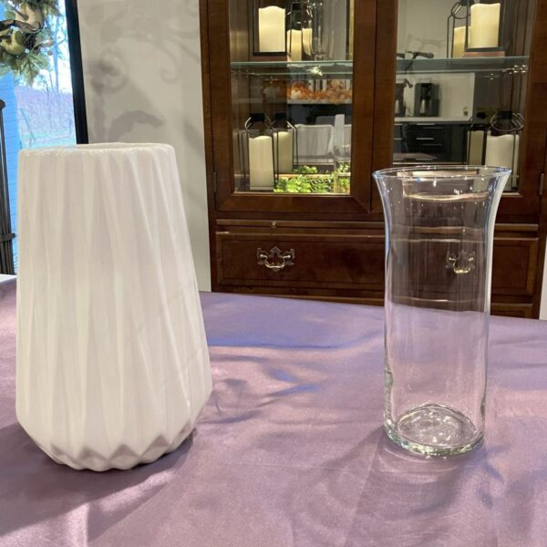 White Modern Vase