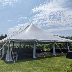 Tent Leg Curtains, (Canvas Or Chiffon), Around Perimeter Of Large Tent