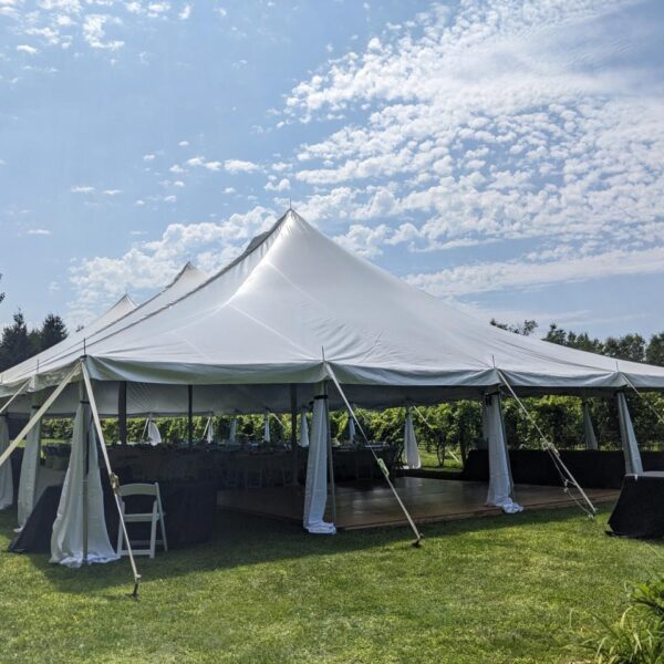 Tent Leg Curtains, (Canvas Or Chiffon), Around Perimeter Of Large Tent