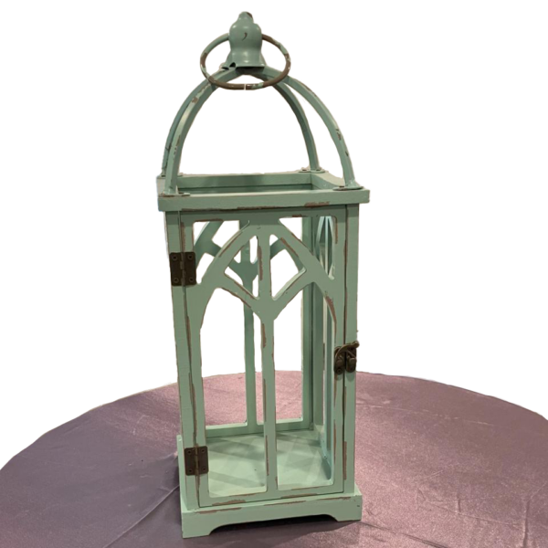 Painted Wooden Lantern
