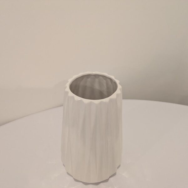 White Modern Vase