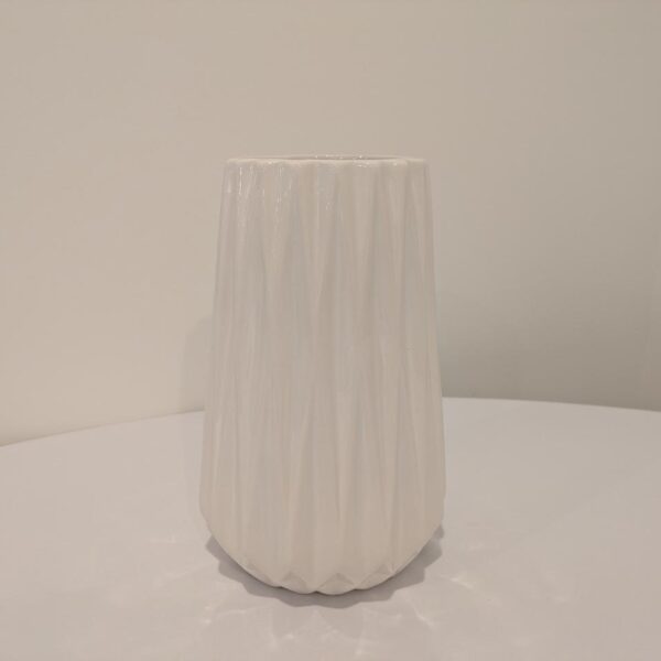 White Modern Vase