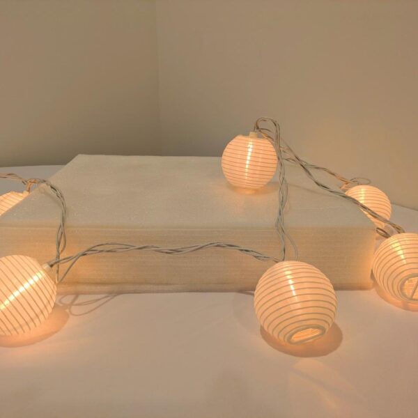 Mini Chinese Lanterns String Lights, Battery Operated