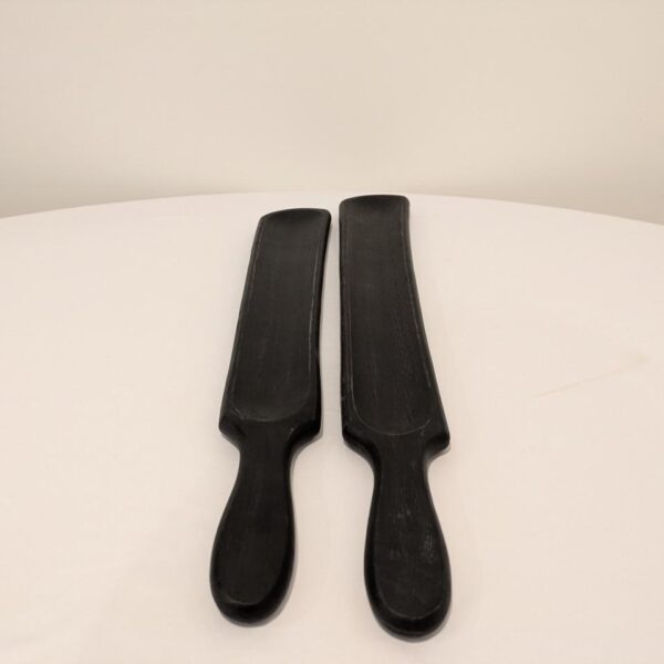 Wooden Plank, Charcuterie Boards, Black, Short