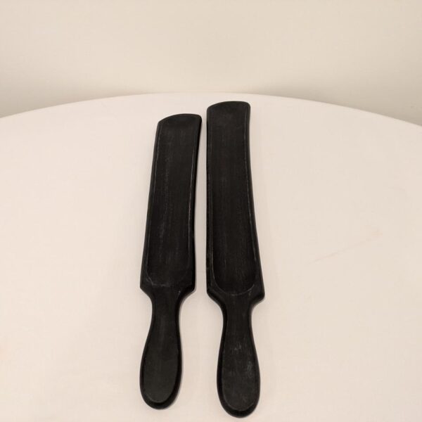 Wooden Plank, Charcuterie Boards, Black, Short
