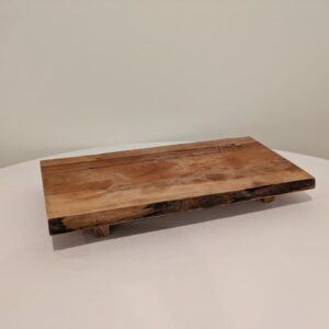 Wooden Plank, Footed, Charcuterie Board