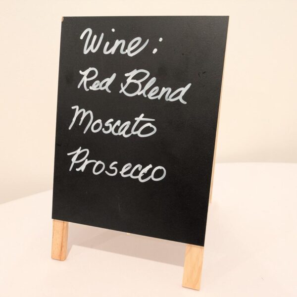Easel Blackboard, 5" Tall