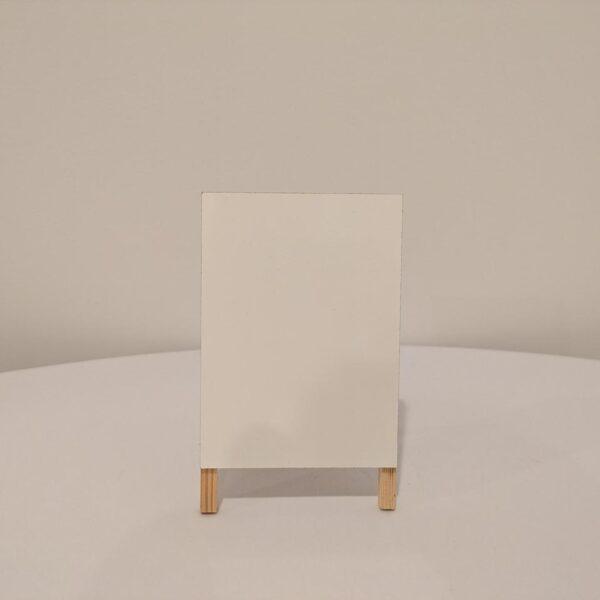Easel White Board, 5" Tall