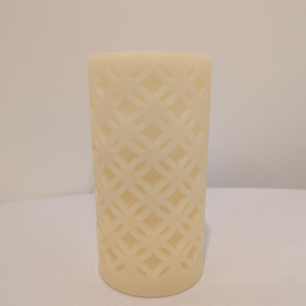 LED Pillar Candle, White