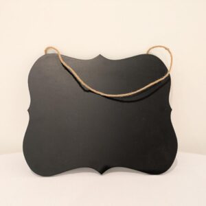 Blackboard Sign, Shaped, Twine Rope (Square, 4 Or Rectangular, 3)