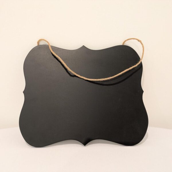 Frameless Blackboard Sign, Shaped, 11" Width