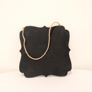Blackboard Sign, Shaped, Twine Rope (Square, 4 Or Rectangular, 3)
