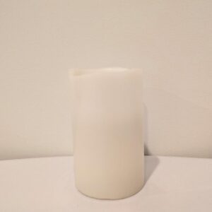 LED Pillar Candle, White